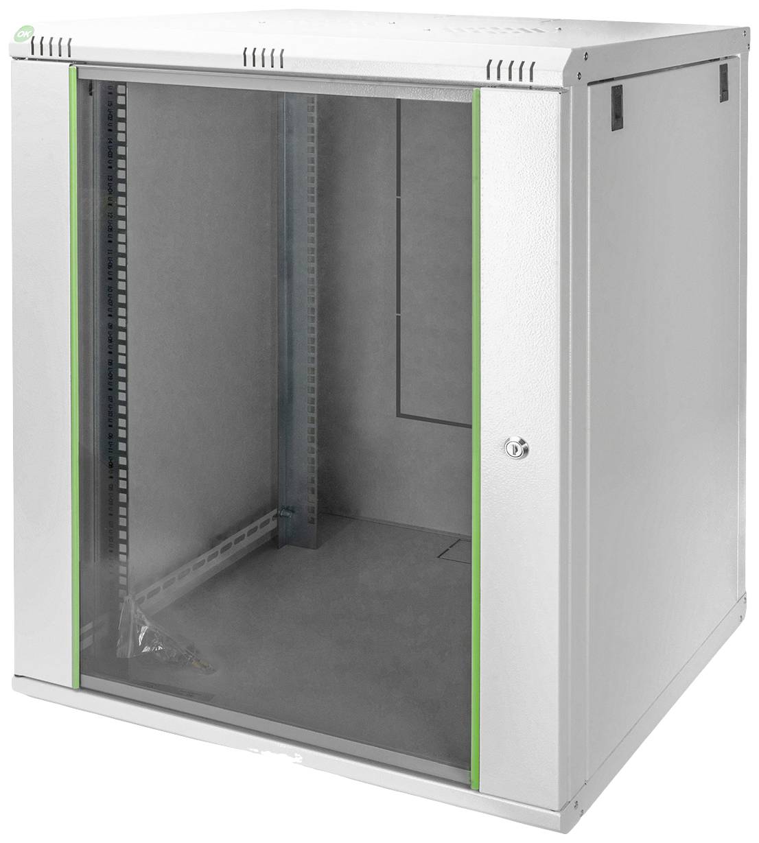 Digitus DN-19 16U-6/6-EC 19" wall cabinet (W x H x D) 600 x 816 x 600 mm 16 U Grey-white (RAL 7035)