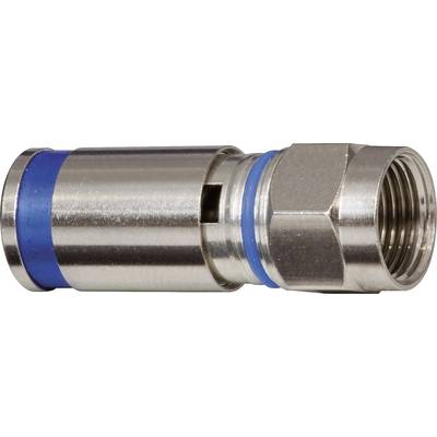 Klein Tools VDV812-623 F connector suitable for outdoor use, Compression Connections: F plug 10 pc(s)