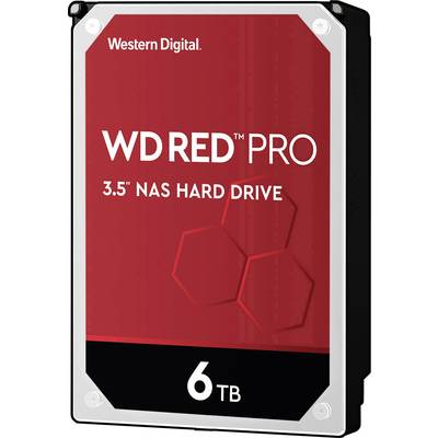 Western Digital WD Red™ Pro 6 TB  3.5" (8.9 cm) internal HDD SATA 6 Gbps WD6003FFBX Bulk