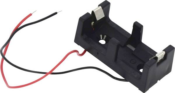 Takachi CR123AR Battery tray 1x CR123A Cable (L x W x H) 43.9 x 20.5 x 16.5 mm