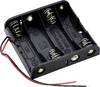 Takachi SN34 Battery tray 4x AA Cable (L x W x H) 61.9 x 57.2 x 15 mm