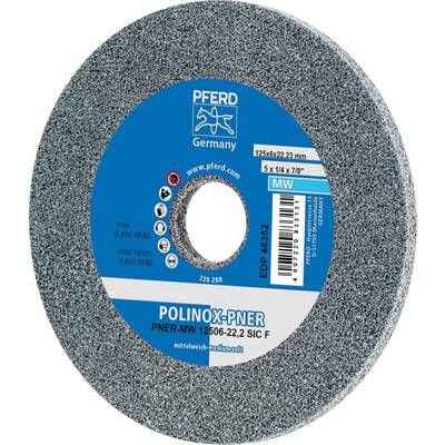 PFERD 44691452 POLINOX-compact grinding wheel PNER-MW 1250 6-22.2 SiC F 125 mm  5 pc(s)