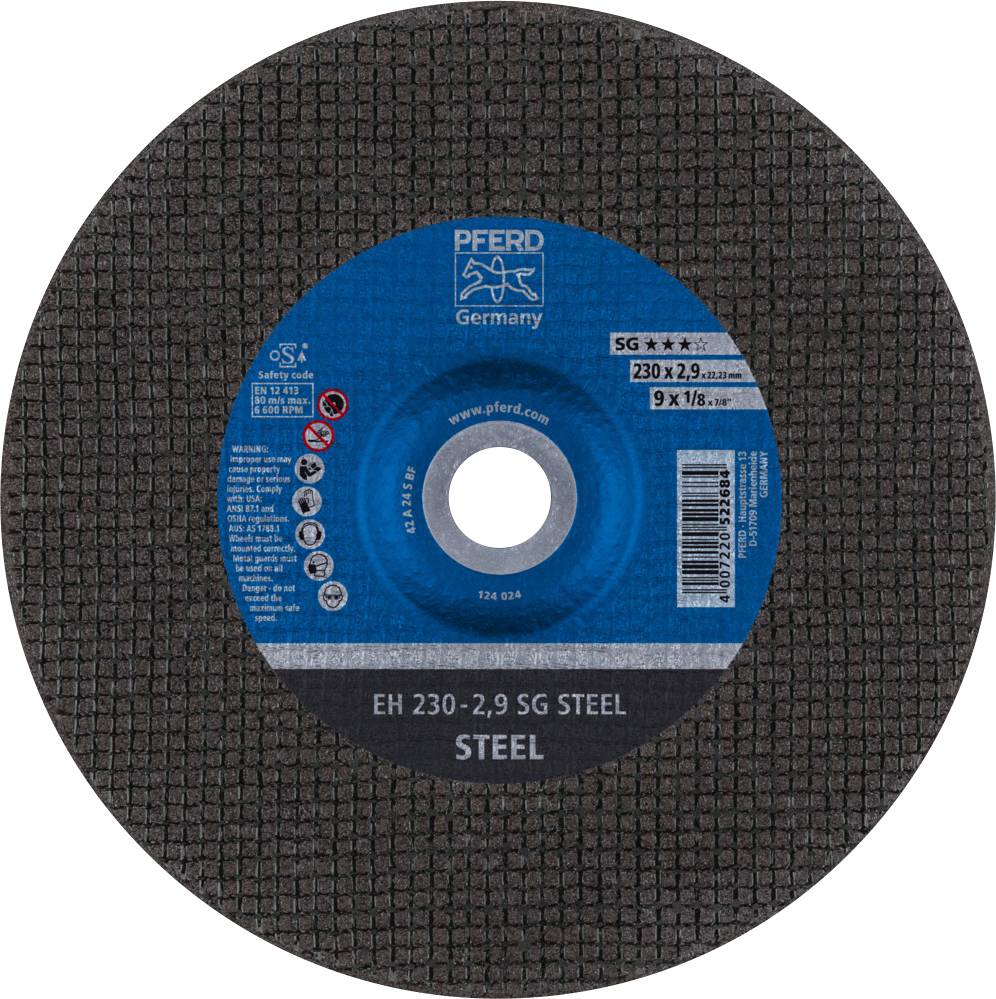PFERD TOOLS SG STEEL 61324322 Cutting disc (off-set) 230 mm 25 pc(s) Steel-0
