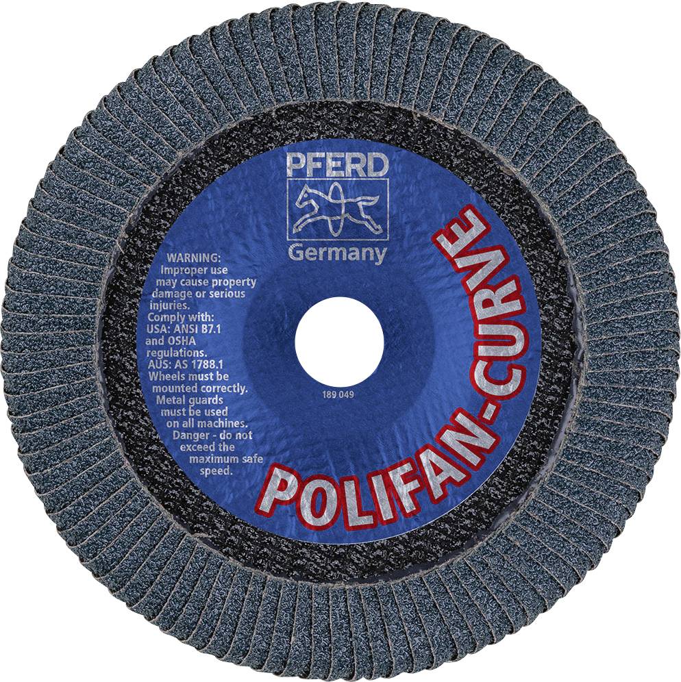 PFERD TOOLS 67689095 Z Sgp Curve Steelox Flap disc Diameter 180 mm Bore diameter 22.23 mm 10 pc(s)-2