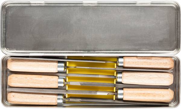 PFERD TOOLS 11700265 Key file set Hieb 2 incl. filing pin in metal box Length 100 mm 1 pc(s)