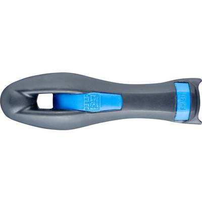 A blue handle with a black casing, presumably a tool handle. Marking 'PEBO FH 4/1' visible.
