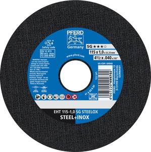 PFERD TOOLS SG STEELOX 61340412 Cutting disc (straight) 115 mm 25 pc(s) Stainless steel, Steel