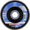 Grinding disc with inscription 'POLIFAN POWER', diameter 125 mm, for steel and stainless steel, maximum 80 m/s, 12,200 rpm.