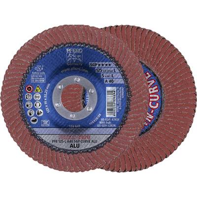 PFERD 67689068 A Sgp Curve Alu Flap disc Diameter 125 mm Bore diameter 22.23 mm  10 pc(s)