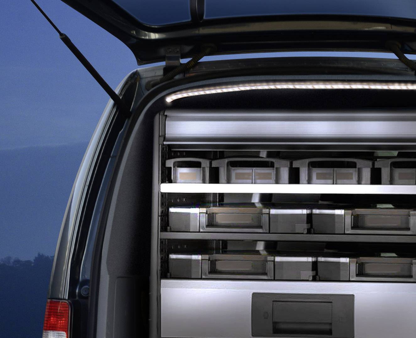 Staudte-Hirsch LED strip, LED strip, LED interior lighting 570030 SH-5.612 12 V LED (monochrome) 12 V (L x W x H) 2 m x -2