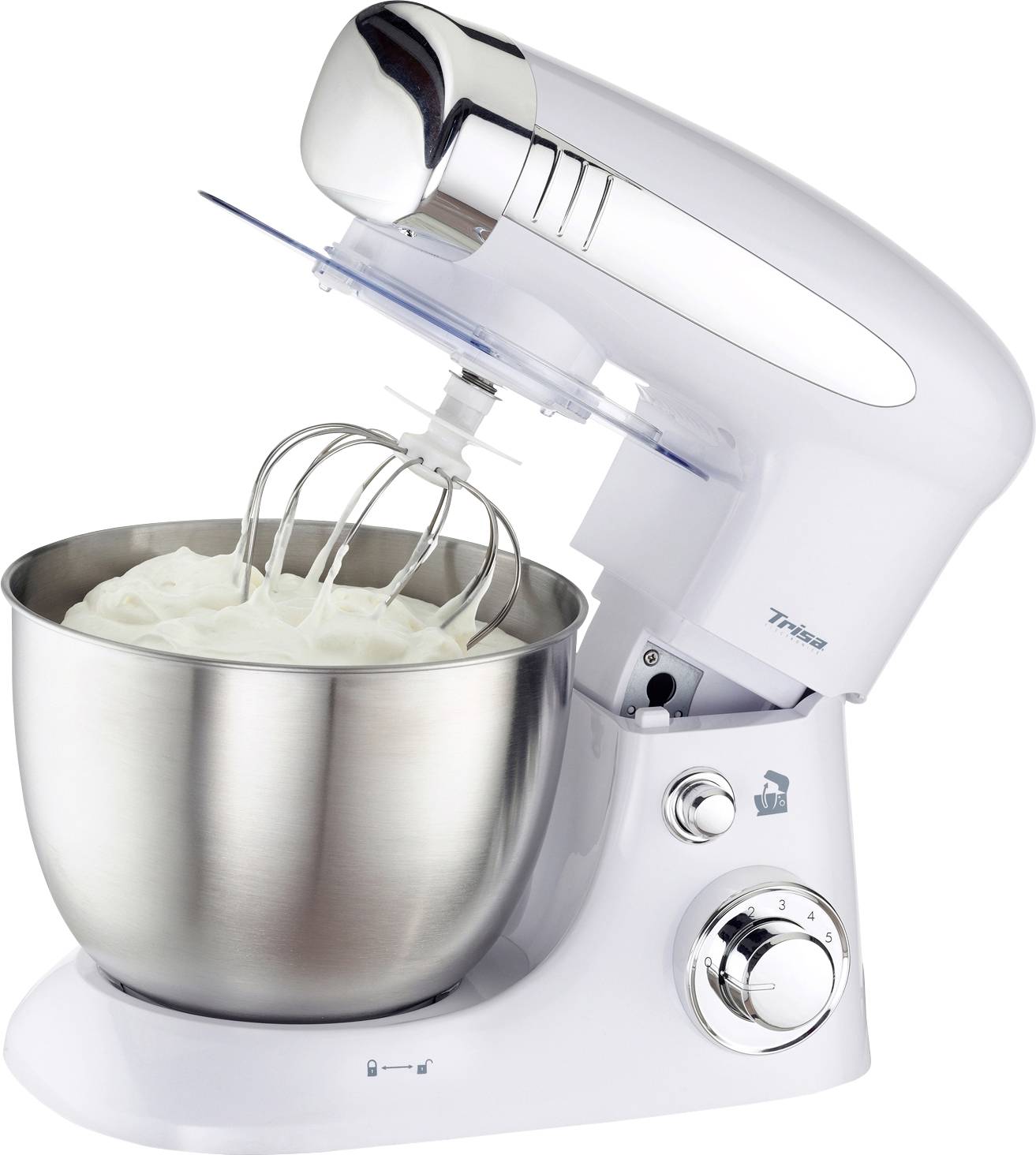 Image of Trisa Mix Chef Dough mixer 800 W White, Red
