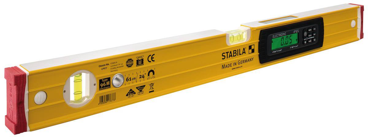Stabila TECH 196 M electronic IP 65 17677 Digital level incl. magnet 61 cm 0.50 mm/m-1