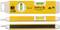 'STABILA Spirit Level, Type 70 TM, 22 cm. Yellow spirit level with vial. Made in Germany.'