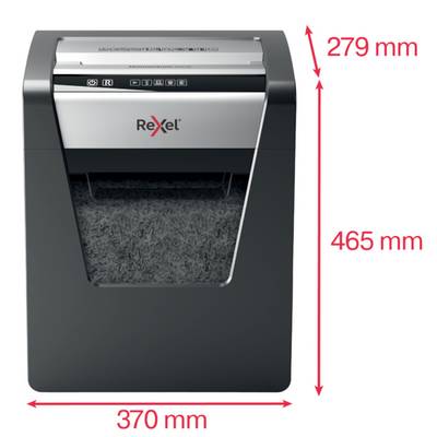 Rexel Momentum X415 Document shredder 15 sheet Micro-cut 4 x 40 mm P-4 23 l Also shreds Staples, Paper clips-5