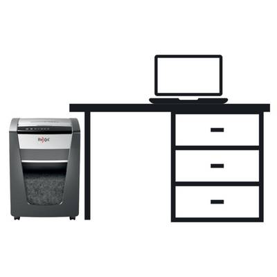 Rexel Momentum M515 Document shredder 15 sheet Micro-cut 2 x 15 mm P-5 30 l Also shreds Staples, Paper clips-2