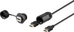 Renkforce RF-3770958 HDMI Cable [1x HDMI plug - 1x HDMI socket] Black Waterproof 1.00 m