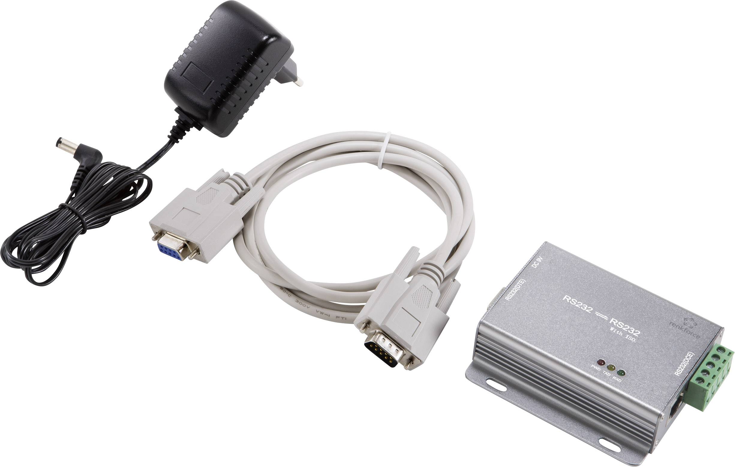 Renkforce 0+1 port Converter [1x RS232 socket - 1x RS232 plug]-2