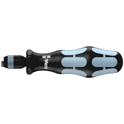 Wera combination screwdriver with an ergonomic handle and blue accents, suitable for a wide range of screwing tasks.