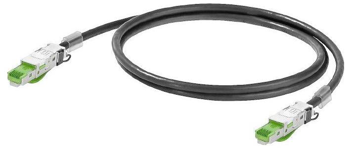 Weidmüller 1421710050 Sensor/actuator data cable Plug, straight 5.00 m No. of pins (RJ): 4 1 pc(s)-0