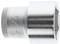 Metal hexagonal spanner with a 24 mm opening, featuring a knurled grip edge for improved grip.