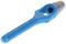 Blue Hollow Leather Punch, size 14 mm, made of metal and plastic, for punching holes in materials such as leather or fabric.