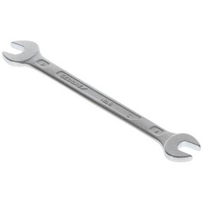 Adjustable spanner with two open ends, sizes 8 and 9, silver-coloured.