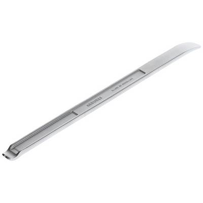 A silver metal tyre lever marked 'GEDORE', used for removing and fitting bicycle tyres.