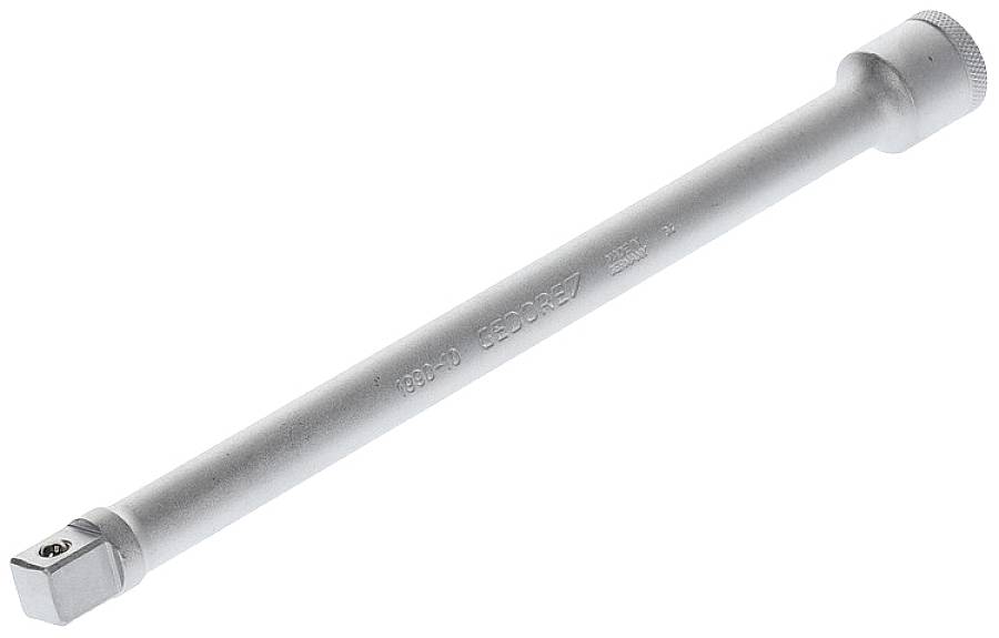 Long socket wrench with square drive, suitable for hard-to-reach nuts or bolts. High-quality metal tool.