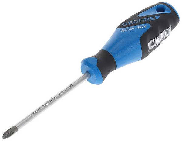 Gedore 2160 PH 2 6683460  Phillips screwdriver PH 2 Blade length: 100 mm DIN ISO 8764
