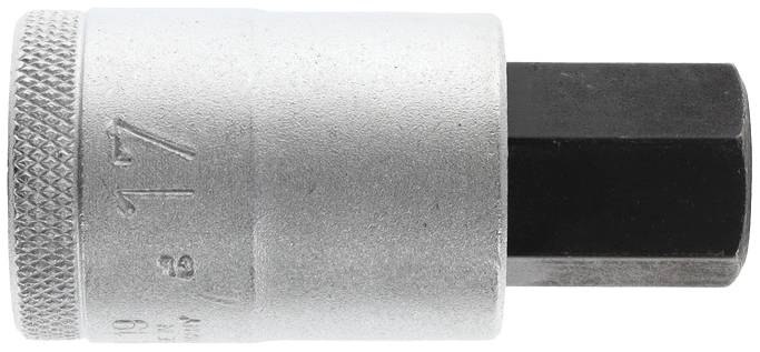 Silver metal hex key for assemblies and repairs.