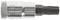 Close-up of a bit with a hexagonal socket and a black tip. Primarily used for screw work in conjunction with a suitable screwdriver handle.