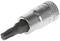 A silver Torx bit with T25 marking, suitable for screwdrivers or drills.