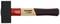 Hammer with a solid head and wooden handle, painted black and red, with the brand name 'GEDORE' printed on the handle.