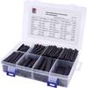 TRU COMPONENTS T1807CA006 Heatshrink set Black Shrinkage:3:1 300 Parts