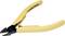Yellow-handled wire cutters with brand name 'Lindström' on handle, featuring a sharp cutting edge.