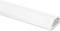 White cable trunking with a rectangular cross-section for neat routing and covering of cables on walls or ceilings.