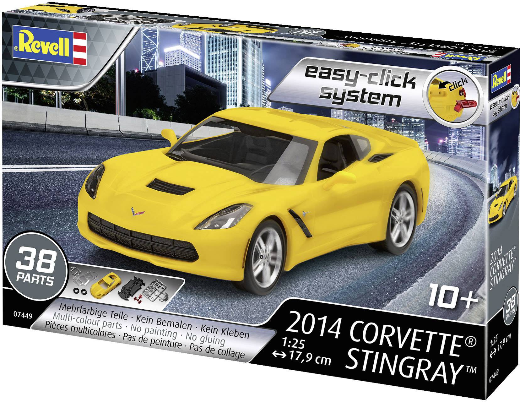 Revell 07449 2014 Corvette® Stingray Model car assembly kit 1:25-1