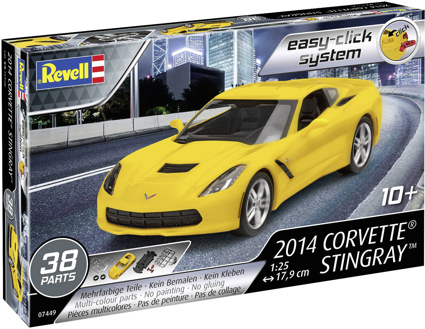 Revell 07449 2014 Corvette® Stingray Model car assembly kit 1:25-2