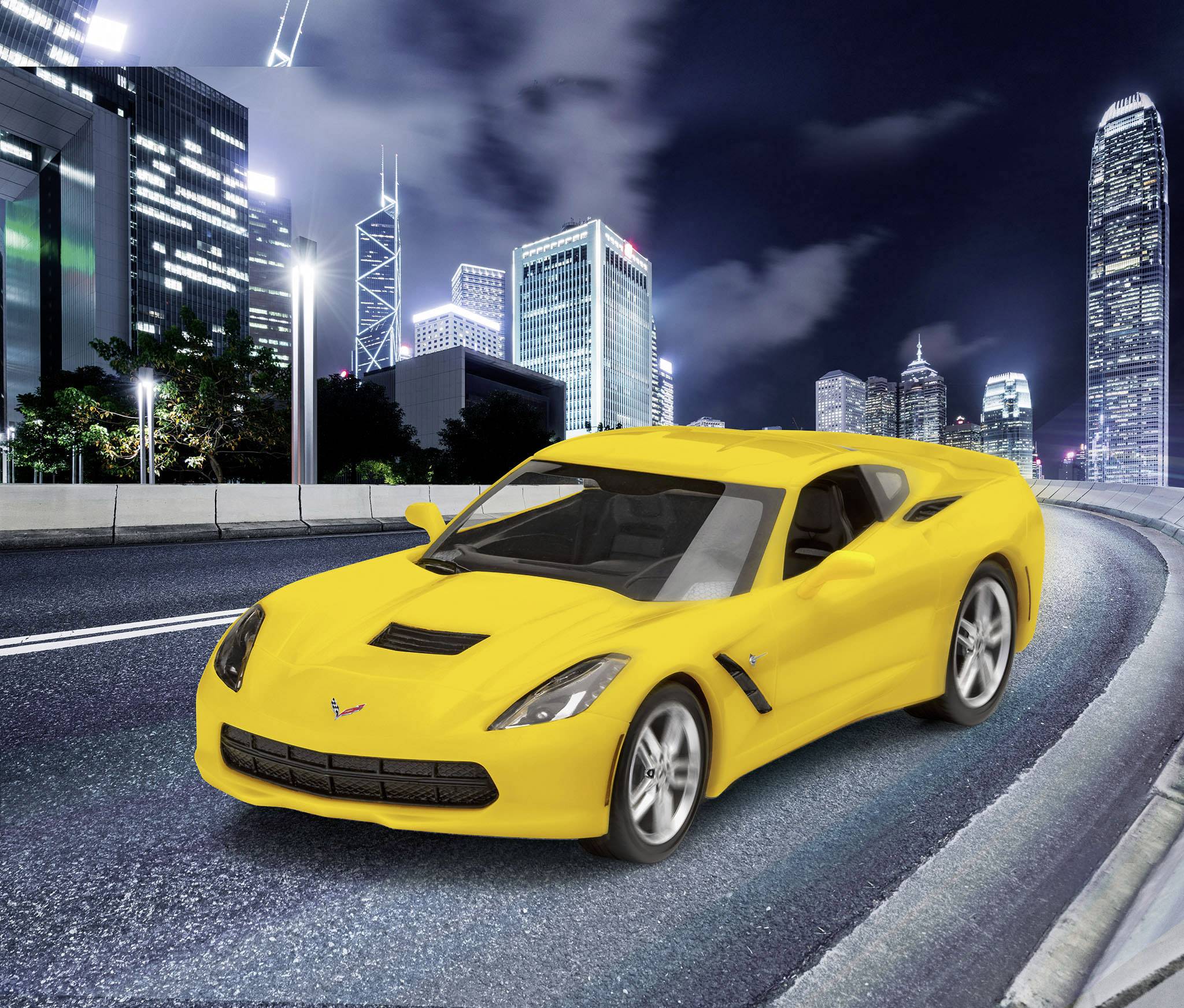 Revell 07449 2014 Corvette® Stingray Model car assembly kit 1:25-4