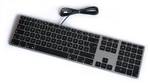 Matias aluminum USB keyboard for Mac OS, Spaceship gray in the DE-Layout