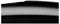 A close-up of a shiny, black object with a smooth, curved surface, possibly a part of a vehicle.