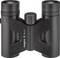 Compact black binoculars with 'magno X 8x21' inscription, showing adjustable eyepieces and a focusing wheel in the centre.
