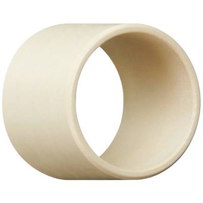 A simple, beige plastic pipe section that is hollow and cylindrical.