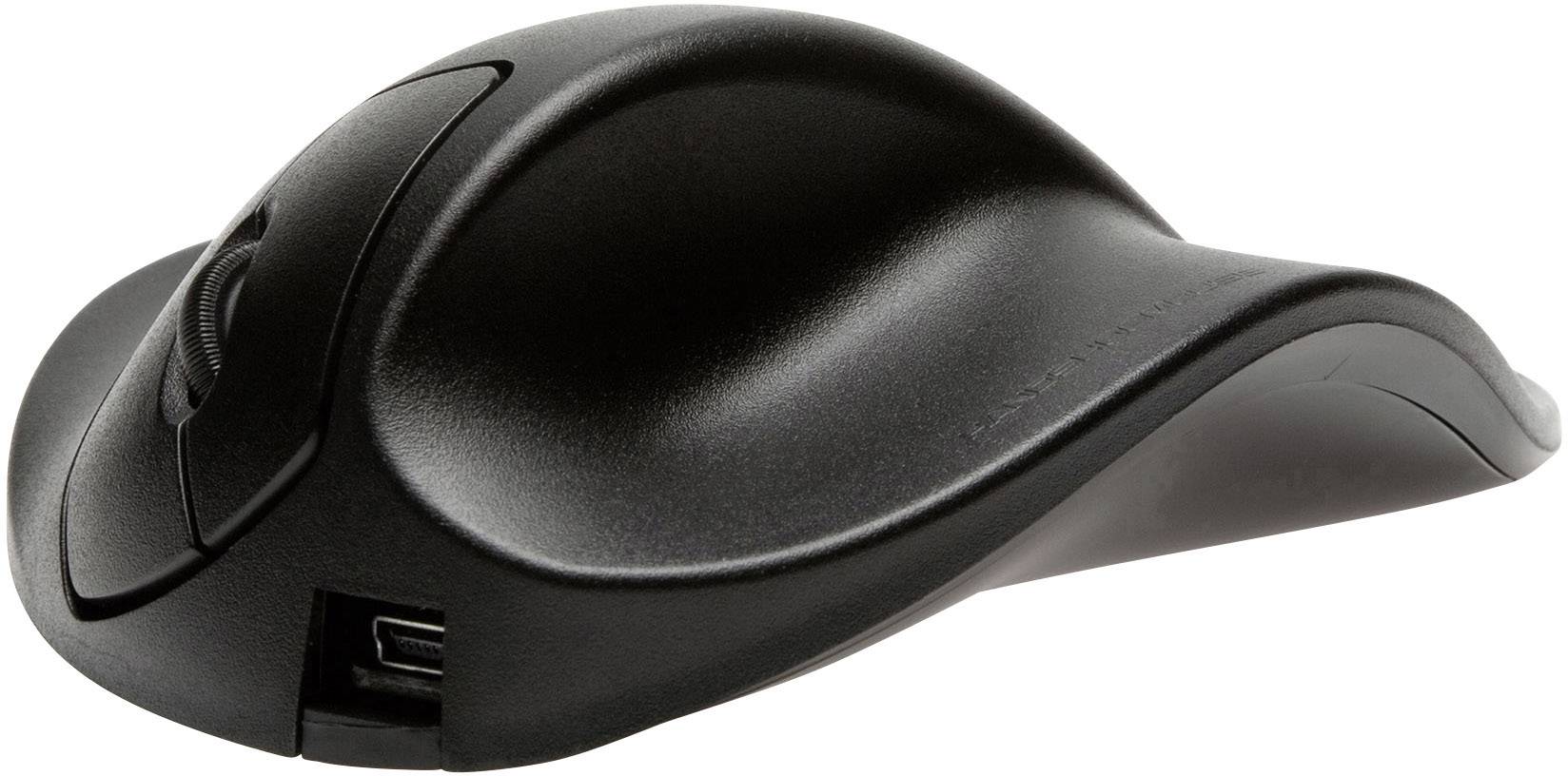 BakkerElkhuizen HandShoeMouse Extra Small USB Wi-Fi mouse BlueTrack Ergonomic Black