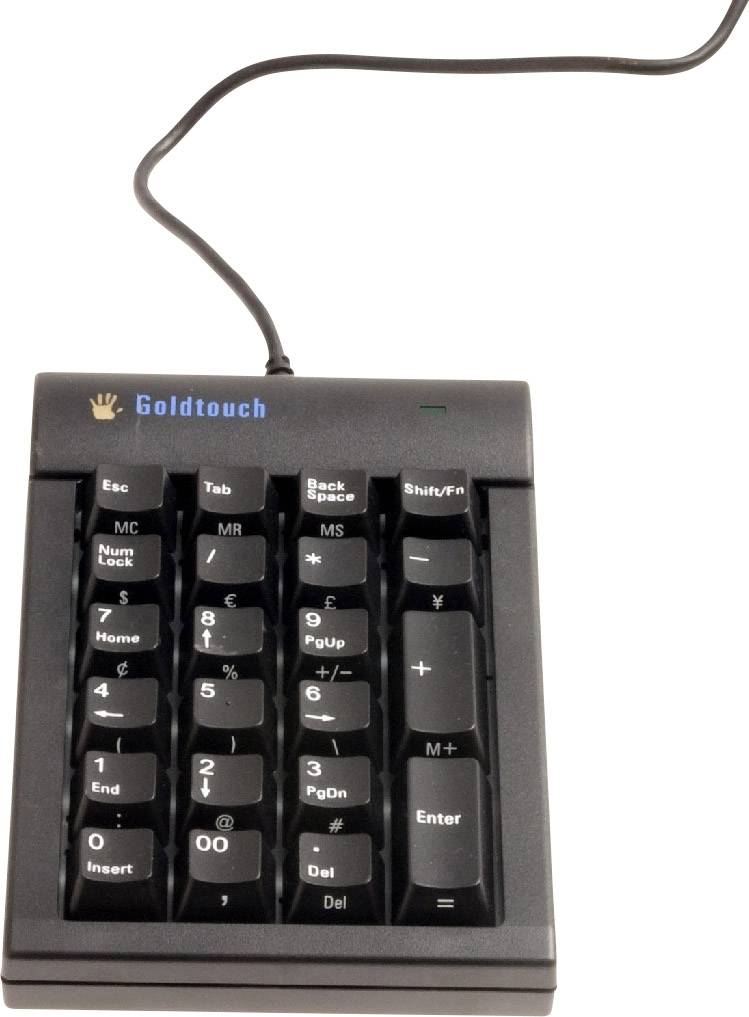 BakkerElkhuizen Goldtouch USB Numeric keypad Black