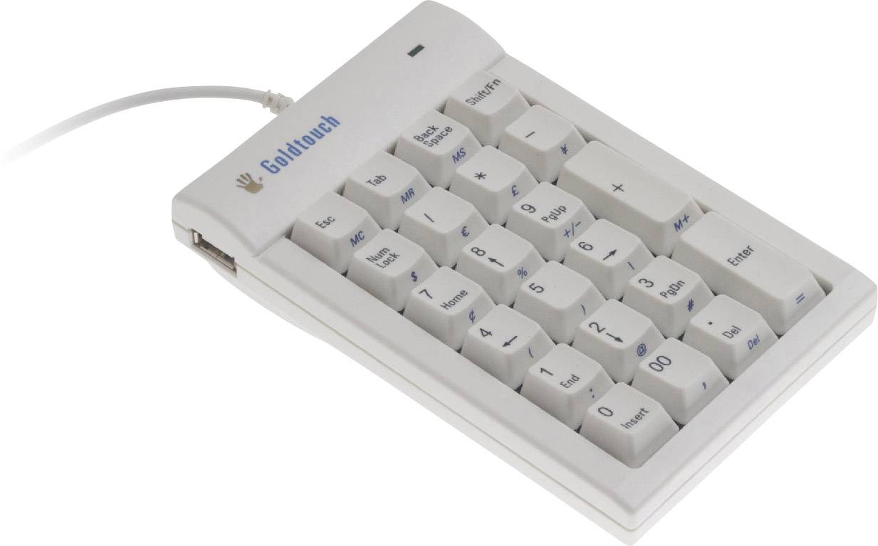 BakkerElkhuizen Goldtouch USB Numeric keypad White