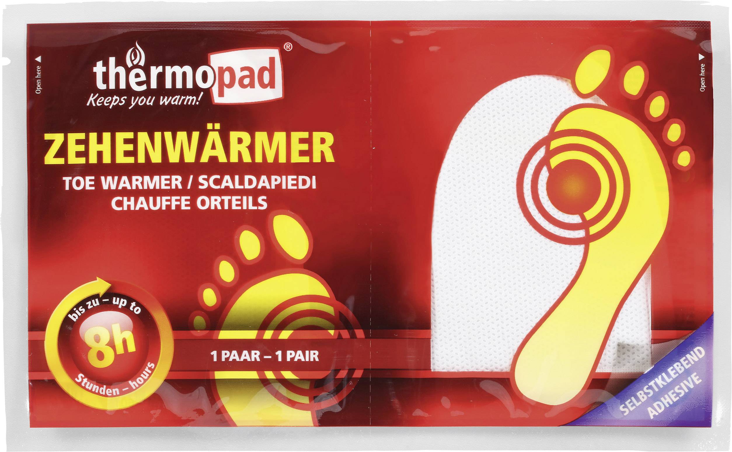 Thermopad natural warmer Toe warmer 2 pc(s) TpZ31782 Max. operating