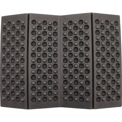 Black surface with protrusions in a geometric pattern, comprising four rectangular segments.