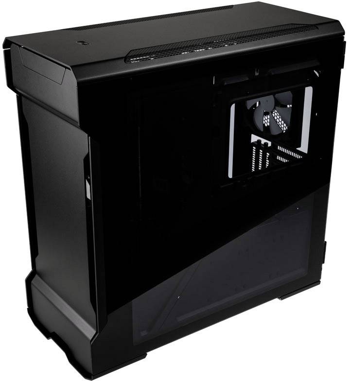 Phanteks PH-ES518XTG_DBK01 Midi tower PC casing Black 3 built-in fans, Built-in lighting, Window, Dust filter-1