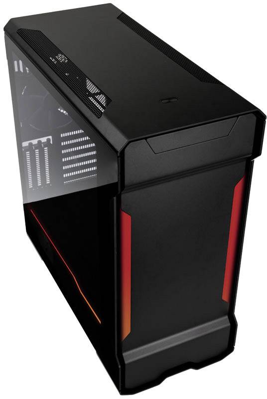 Phanteks PH-ES518XTG_DBK01 Midi tower PC casing Black 3 built-in fans, Built-in lighting, Window, Dust filter-2